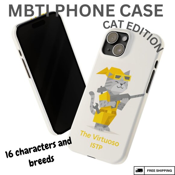 MBTI Cat iPhone Case - Picture 1 of 16